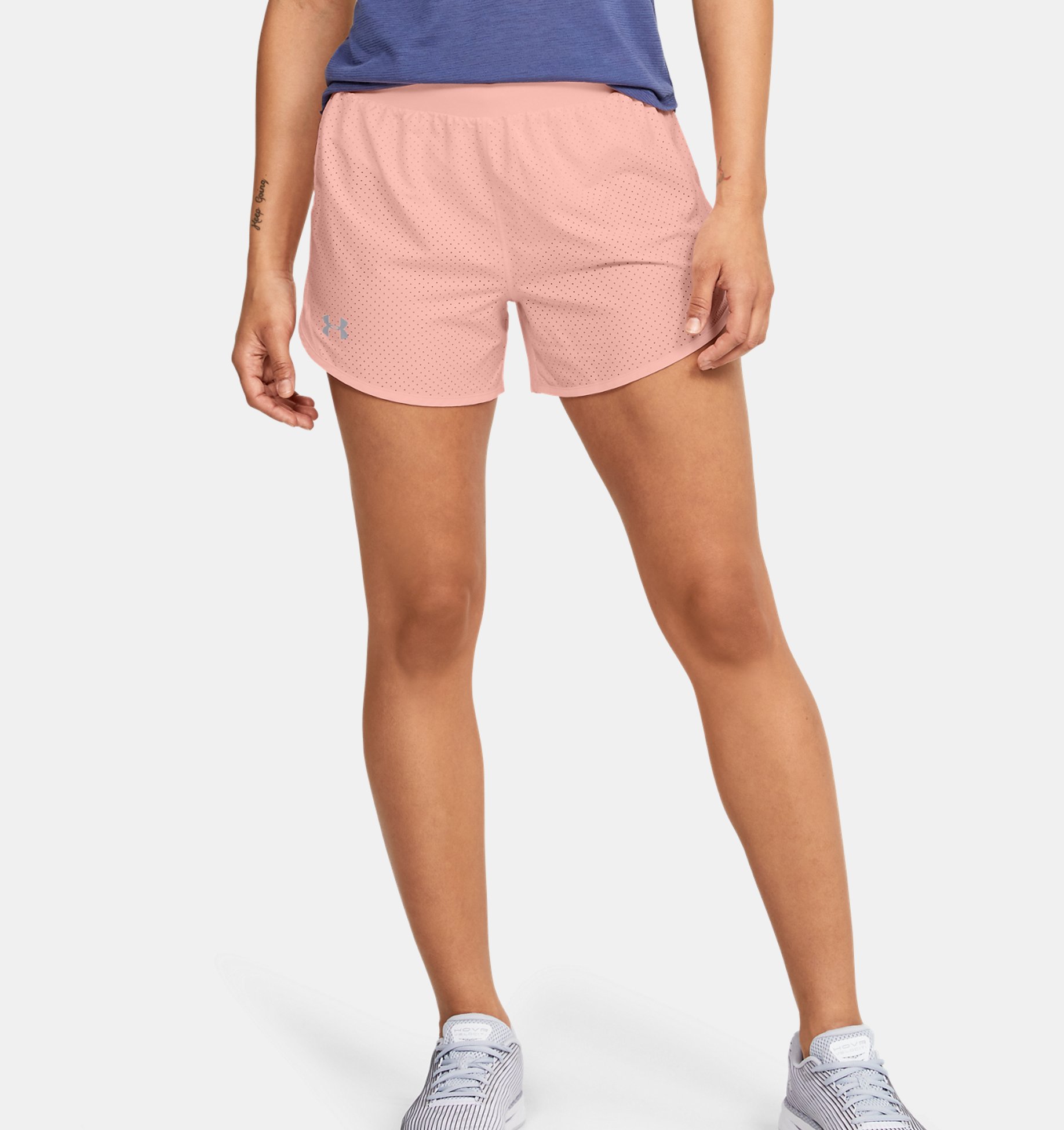 Under Armour Womens Fly-By Perforated Shorts